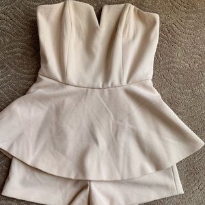 Romper peplum shorts